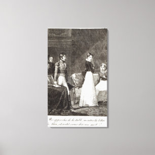 illustration från "La Famille Elliot Canvastryck
