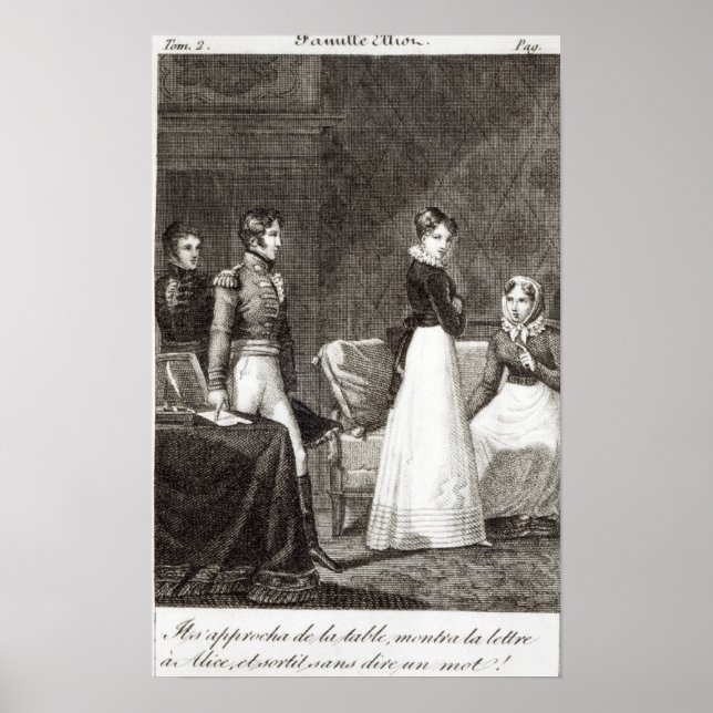 illustration från La Famille Elliot Poster (Framsidan)