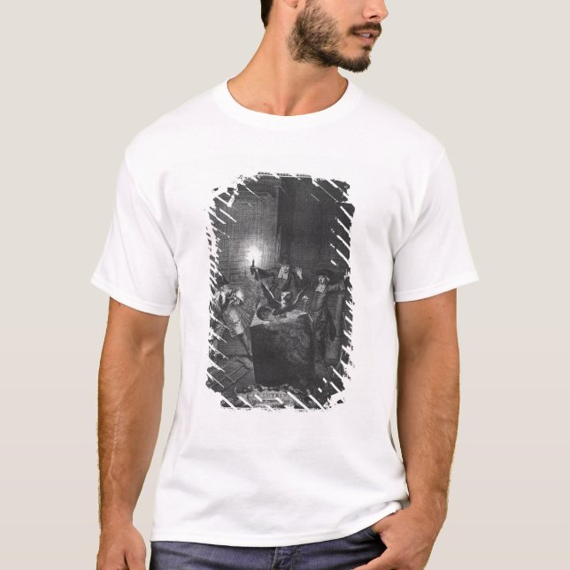 Illustration från "Le Lutrin" vid Nicolas Tee Shirt (Framsida)