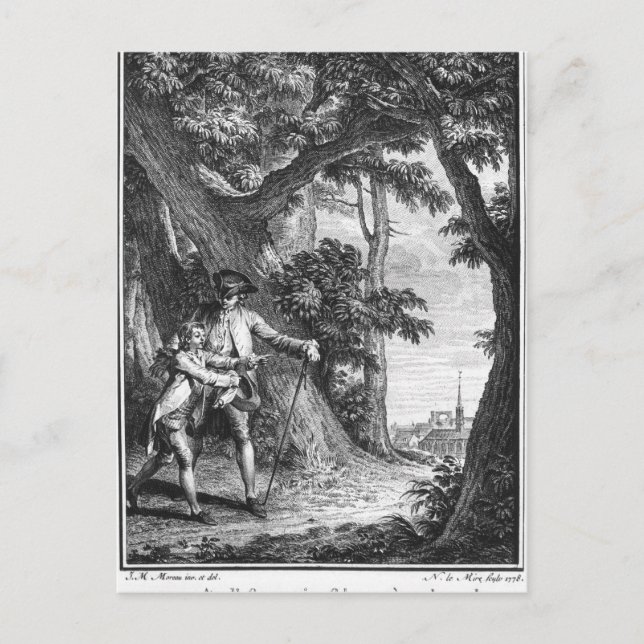 Illustration från L'Emile Vykort (Framsida)