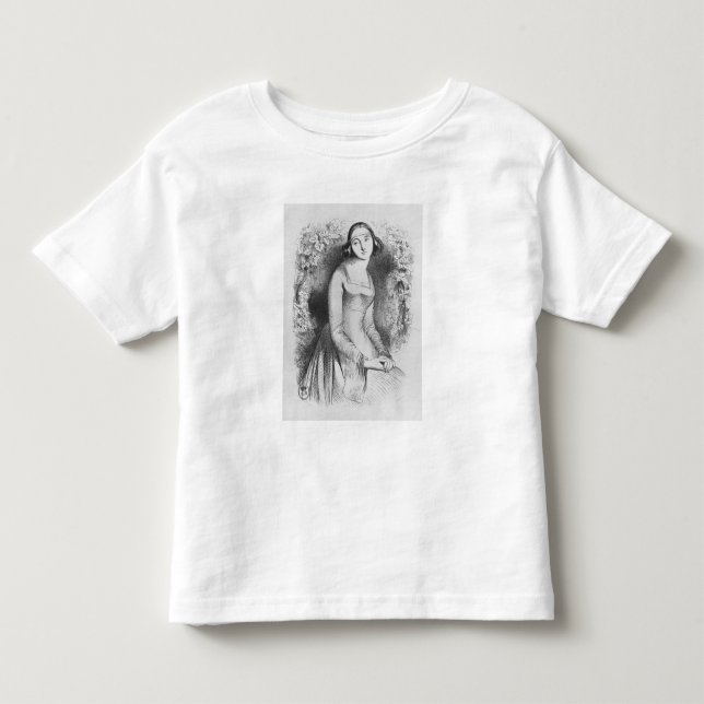 illustration från 'Lettres d'Heloise et T Shirt (Framsida)