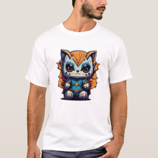 Illustration från Magic Baby djur Superhjälte T Shirt