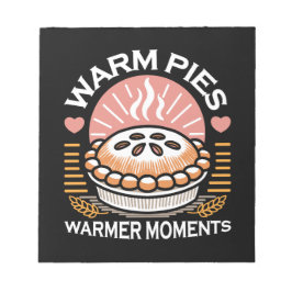 Illustration från mysiga Paj: Varmstötande Pajer Anteckningsblock