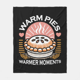 Illustration från mysiga Paj: Varmstötande Pajer Fleecefilt