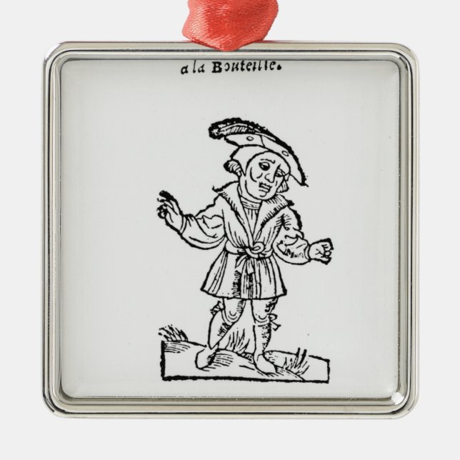 Illustration från 'Pantagruel Julgransprydnad Metall (Framsidan)