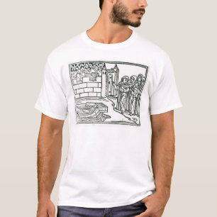Illustration från 'resan av St. Brendan Tee Shirt
