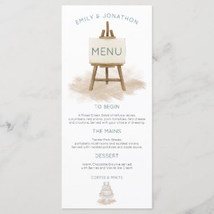 Illustration från Rustic Bohemian Cake Illustratio Meny