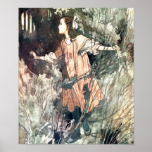Illustration från Secret Garden Vintage Bok