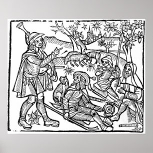 Illustration från Shepherdsets kalender Poster
