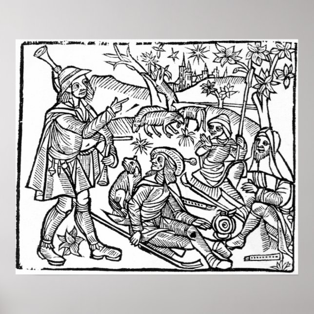 Illustration från Shepherdsets kalender Poster (Framsidan)