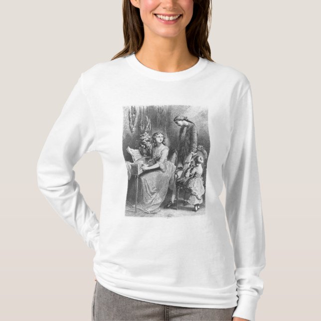 Illustration från 'sorgerna av Werther T Shirt (Framsida)