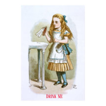 Illustration från The Nursery Alice - Drick Mig