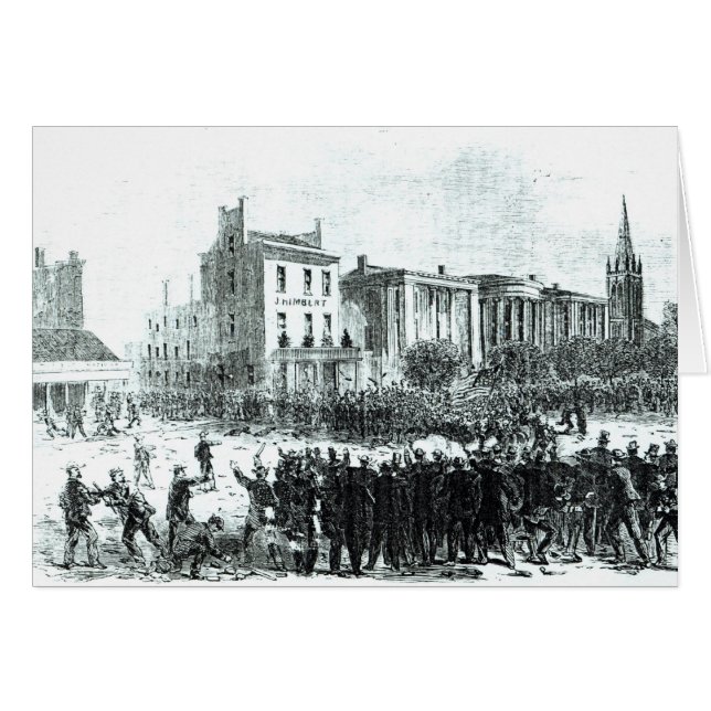 Illustration från tidningen "Harper's Weekly" Hälsningskort (Framsidan Horizontal)
