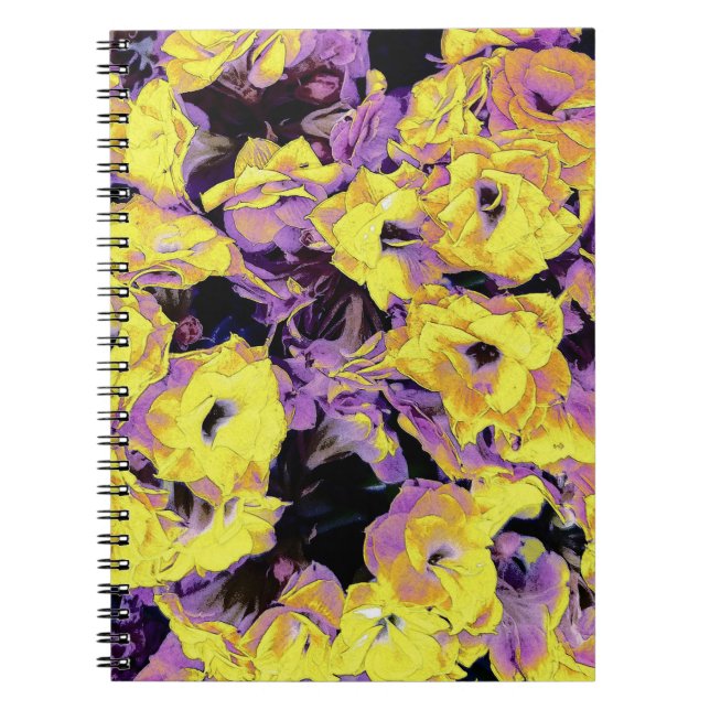 Illustration Gul Kalanchoe Växt Anteckningsbok (Framsidan)