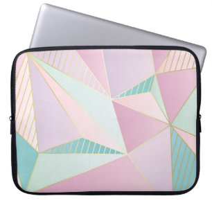 (illustration) guld-linjebakgrund, abstrakt Arti Laptop Fodral