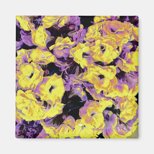 Illustration Gult Kalanchoe Plant Magnet (Framsidan)