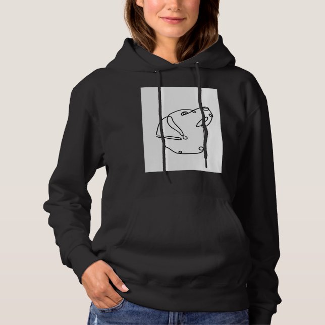Illustration Hund för Labrador Retriever Hund Line T Shirt (Framsida)