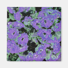 Illustration Lila Kalanchoe Plant Magnet