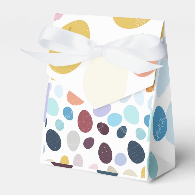 Illustration med ägg från gradient färgad. presentaskar (Framsidan Sidan)