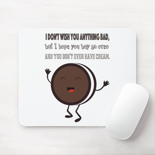 Illustration med ett citationstecken om Oreo Musmatta (Med mus)
