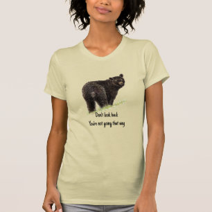 Illustration med svart skjut med motiv citat t shirt