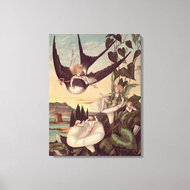 Illustration mot Thumbkinetta av Hans Christian Canvastryck (Framsida)