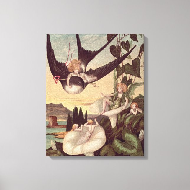 Illustration mot Thumbkinetta av Hans Christian Canvastryck (Framsida)