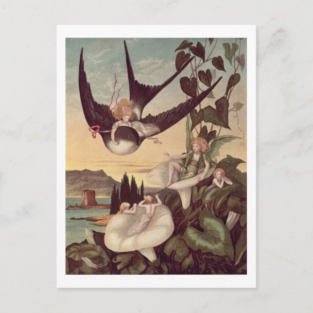 Illustration mot Thumbkinetta av Hans Christian Vykort (Framsida)