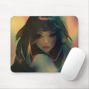 Illustration of Anime Stil Girl in Rainbow Light Musmatta