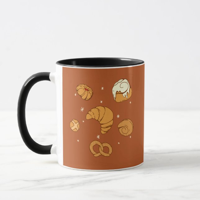 Illustration of bread  mugg (Vänster)