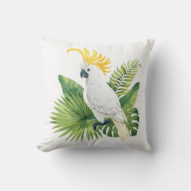 Illustration of parrot cockatoo kudde (Framsida)