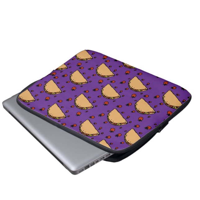 Illustration of tacos  laptop fodral (Framre botten)