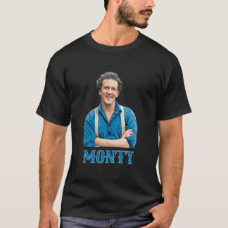 Illustration Pop Art Monty Don TV Presenter Garden T Shirt