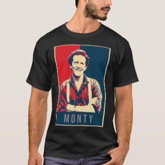 Illustration Pop Art Monty Don TV Presenter Garden T Shirt