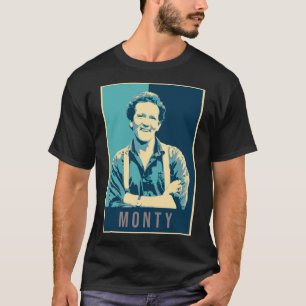 Illustration Pop Art Monty Don TV Presenter Garden T Shirt