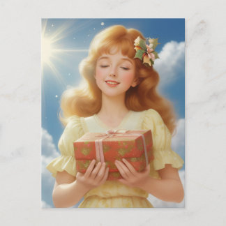 Illustration rétro de Noël Helg Vykort