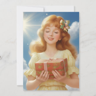 Illustration rétro de Noël Julkort