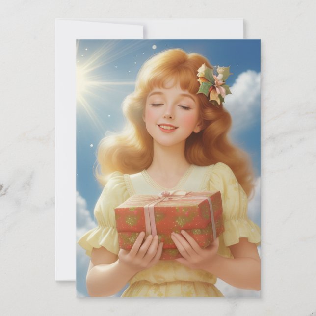 Illustration rétro de Noël Julkort (Framsida)