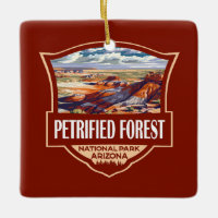 Illustration Retro-projektet med Petrified Forest 