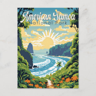 Illustration Retro Vykort