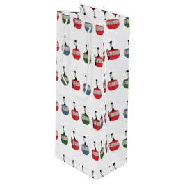 Illustration Skier för Retro Ski Hiss