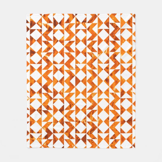 Illustration - sömlös boho geometric mönster isola fleecefilt (Framsidan)