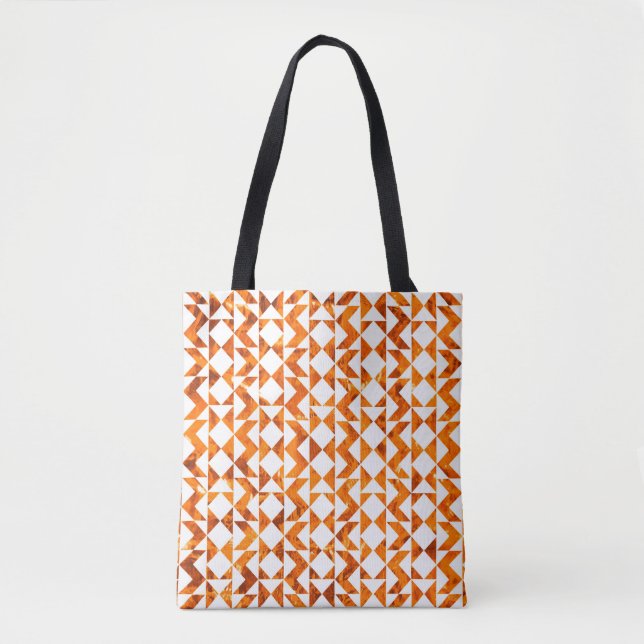 Illustration - sömlös boho geometric mönster isola tygkasse (Framsida)