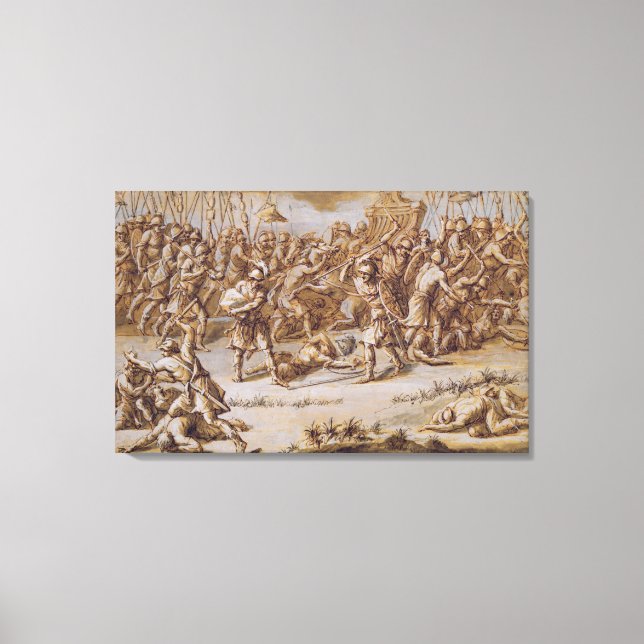 Illustration till "The Iliad", 1760-talet (pennan  Canvastryck (Framsida)