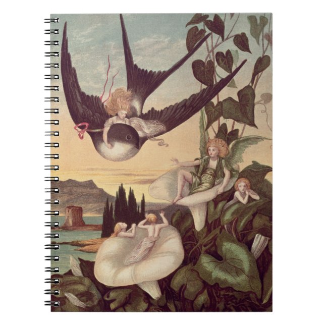 Illustration till "Thumbkinetta", vid den Hans Anteckningsbok Med Spiral (Framsidan)