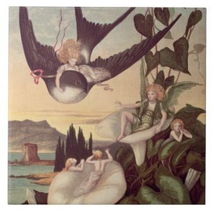 Illustration till "Thumbkinetta", vid den Hans Kakelplatta