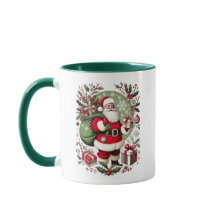 Illustration traditionnelle du Père Noël