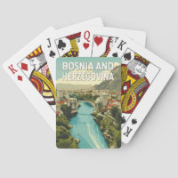 Illustration Travel Art i Bosnien och Hercegovina