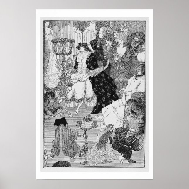 Illustration, troligen från slaget vid Beau Poster (Framsidan)