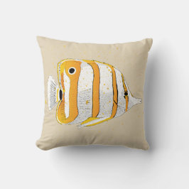 Illustration - Tropical Fish Print Kudde